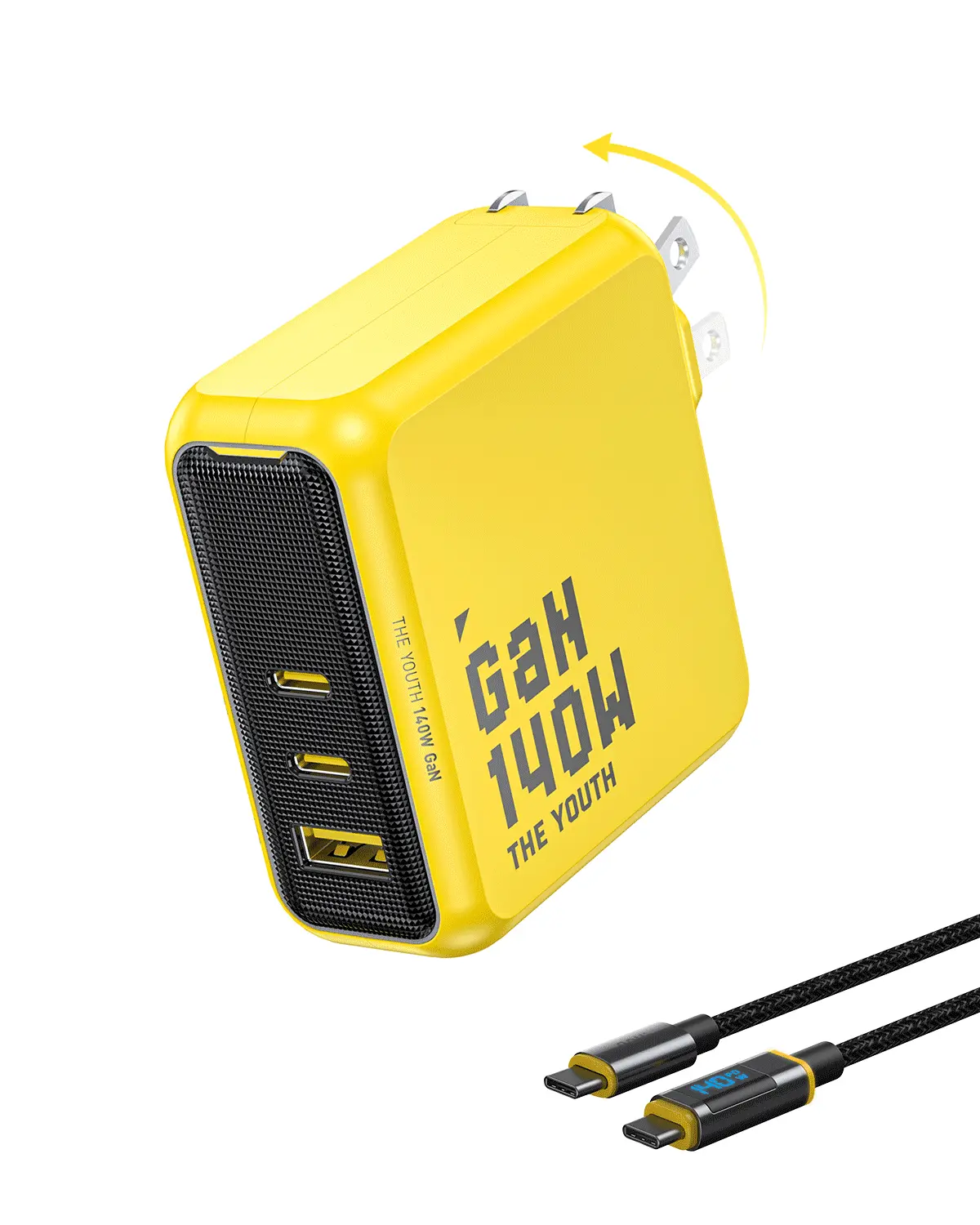 AOHI The Youth 140W PD3.1 GaN 3-Port Fast Charger - Image 9