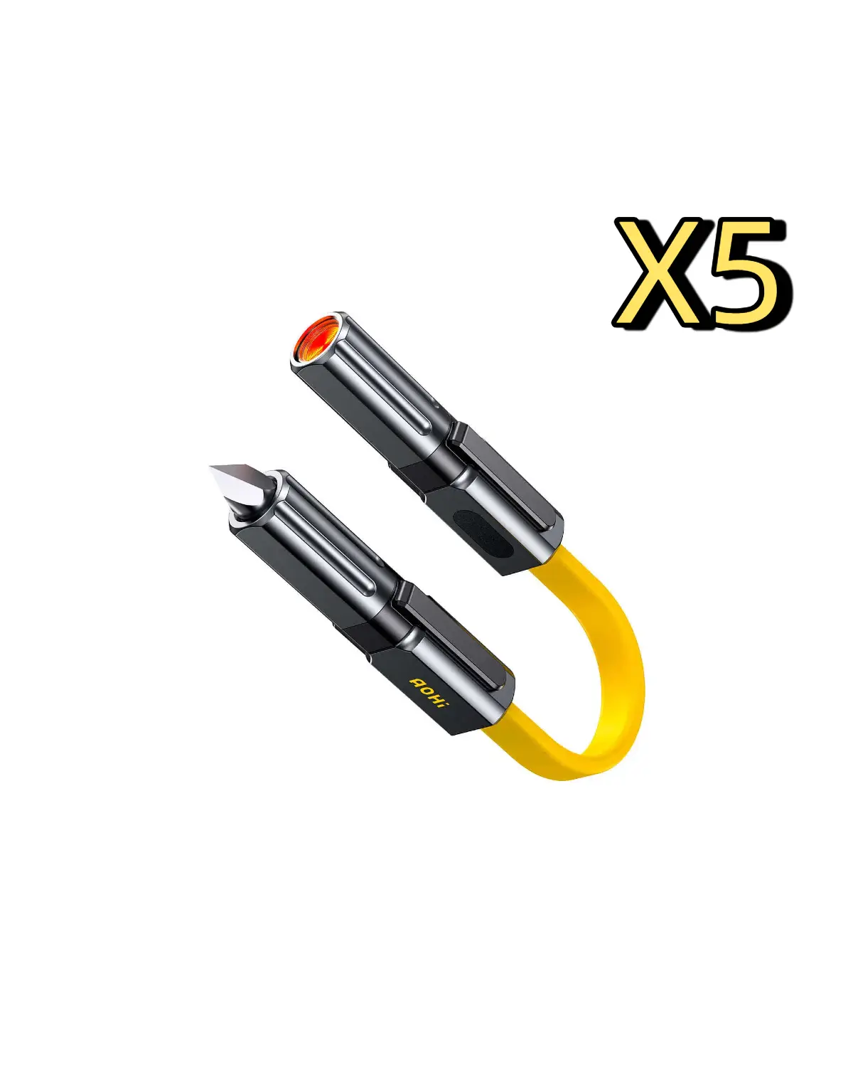 [NEW] AOHI Prometheus 3-in-1 Titanium EDC PD 3.2 240W Tool Cable - Image 12