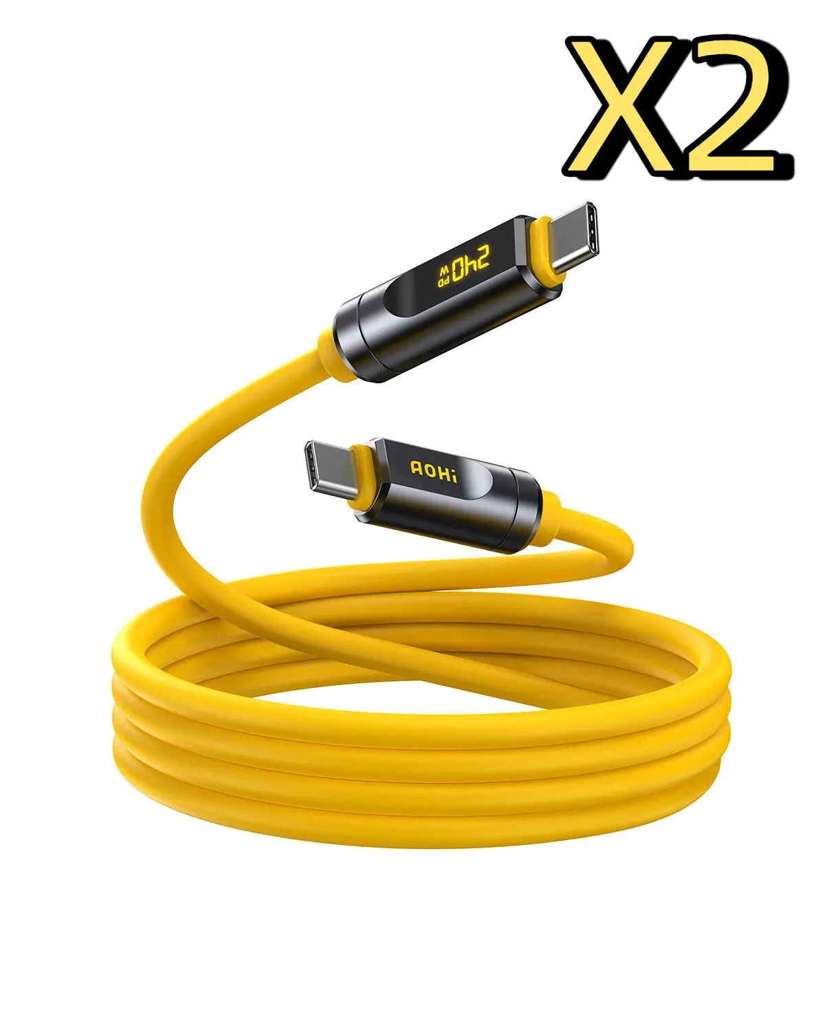 [NEW RELEASE] AOHI THE FUTURE Adonis USB4 2.0 240W LED Display USB-C to USB-C Cable 3.3FT/6.6FT (120Gbps/ 8K/ PD3.2) - Image 13