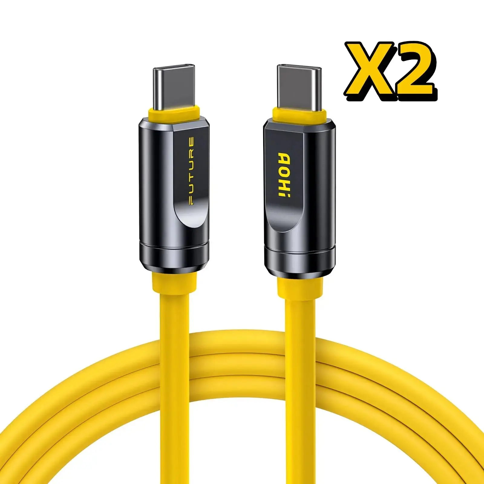AOHI THE FUTURE Adonis USB4 2.0 240W USB-C to USB-C Cable 3.3ft/6.6ft  (120Gbps/ 8K/ PD3.2/240W) - Image 12