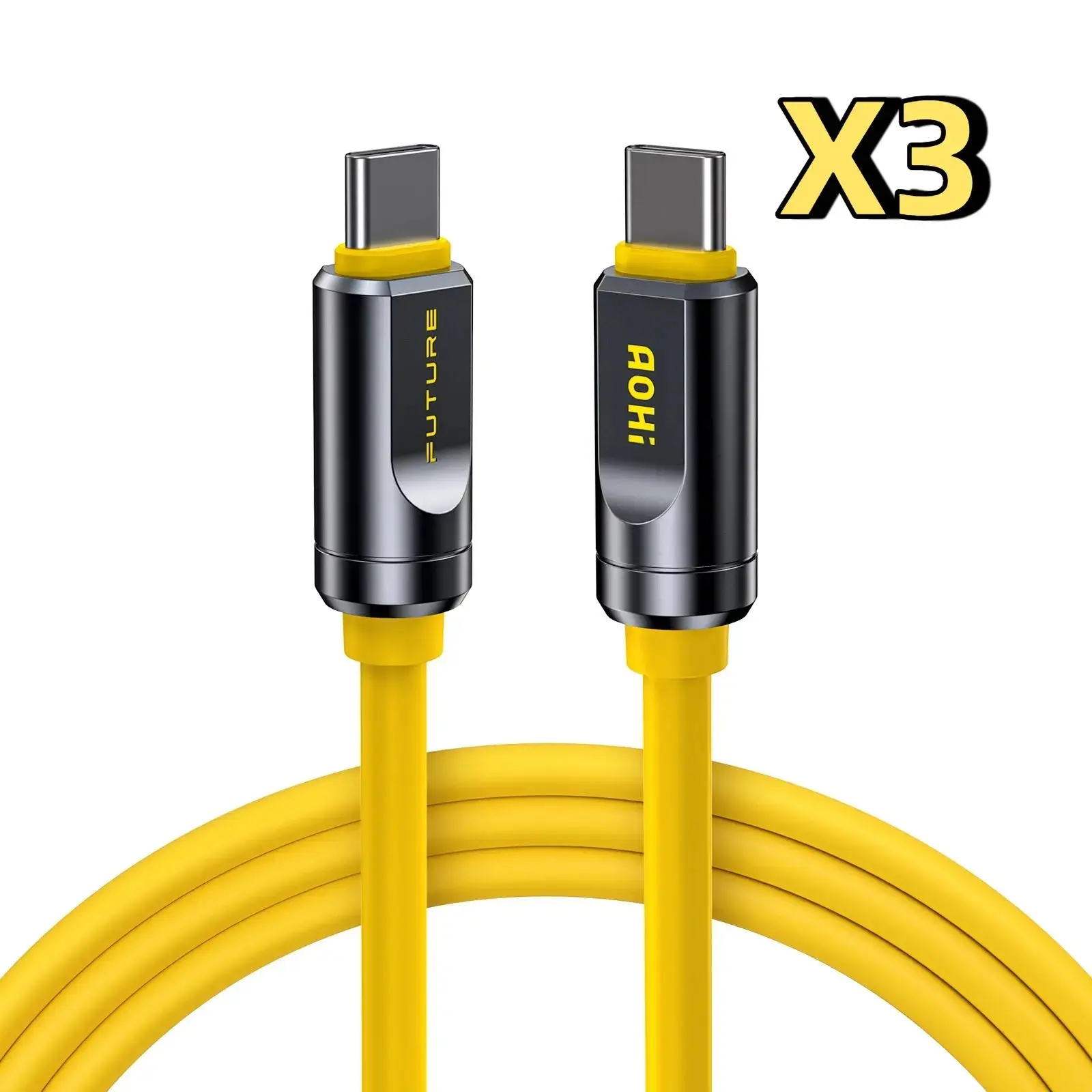 AOHI THE FUTURE Adonis USB4 2.0 240W USB-C to USB-C Cable 3.3ft/6.6ft  (120Gbps/ 8K/ PD3.2/240W) - Image 13