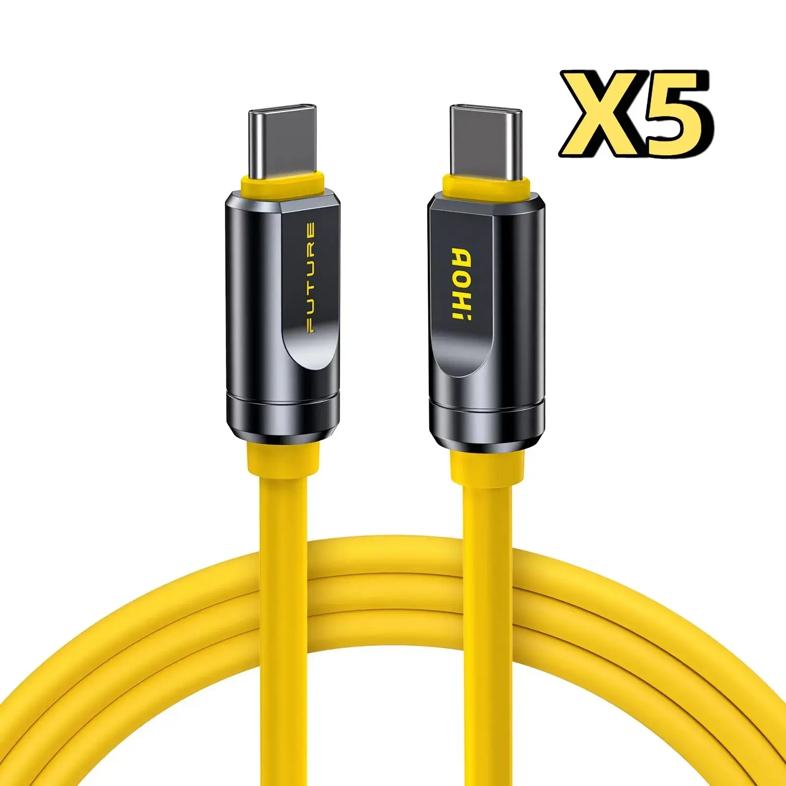 AOHI THE FUTURE Adonis USB4 2.0 240W USB-C to USB-C Cable 3.3ft/6.6ft  (120Gbps/ 8K/ PD3.2/240W) - Image 14