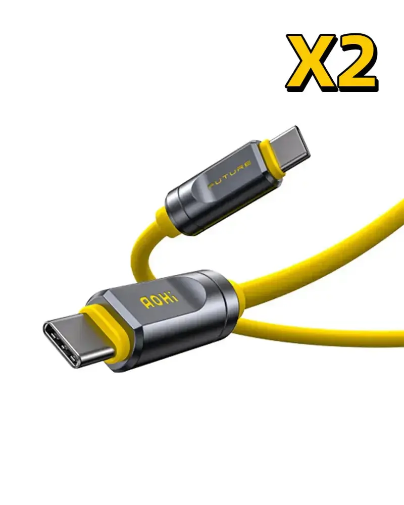 AOHI THE FUTURE Adonis USB4 2.0 240W USB-C to USB-C Cable 3.3ft/6.6ft  (120Gbps/ 8K/ PD3.2/240W) - Image 15