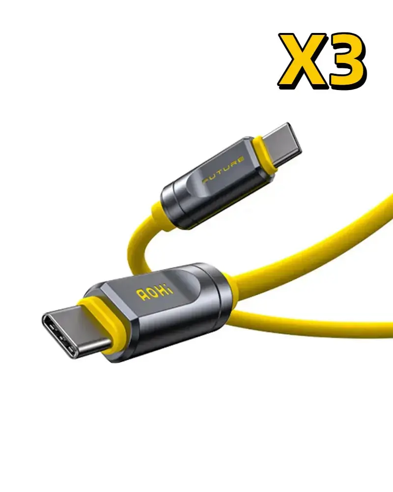 AOHI THE FUTURE Adonis USB4 2.0 240W USB-C to USB-C Cable 3.3ft/6.6ft  (120Gbps/ 8K/ PD3.2/240W) - Image 16