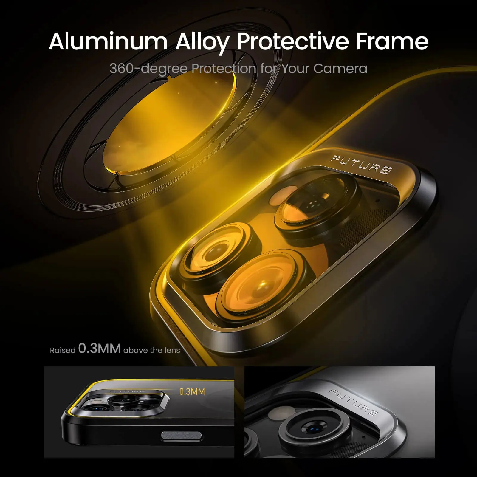 AOHi The Future MagArmor Magnetic Phone Case (For iPhone 16 Pro/ 16 Pro Max) - Image 7