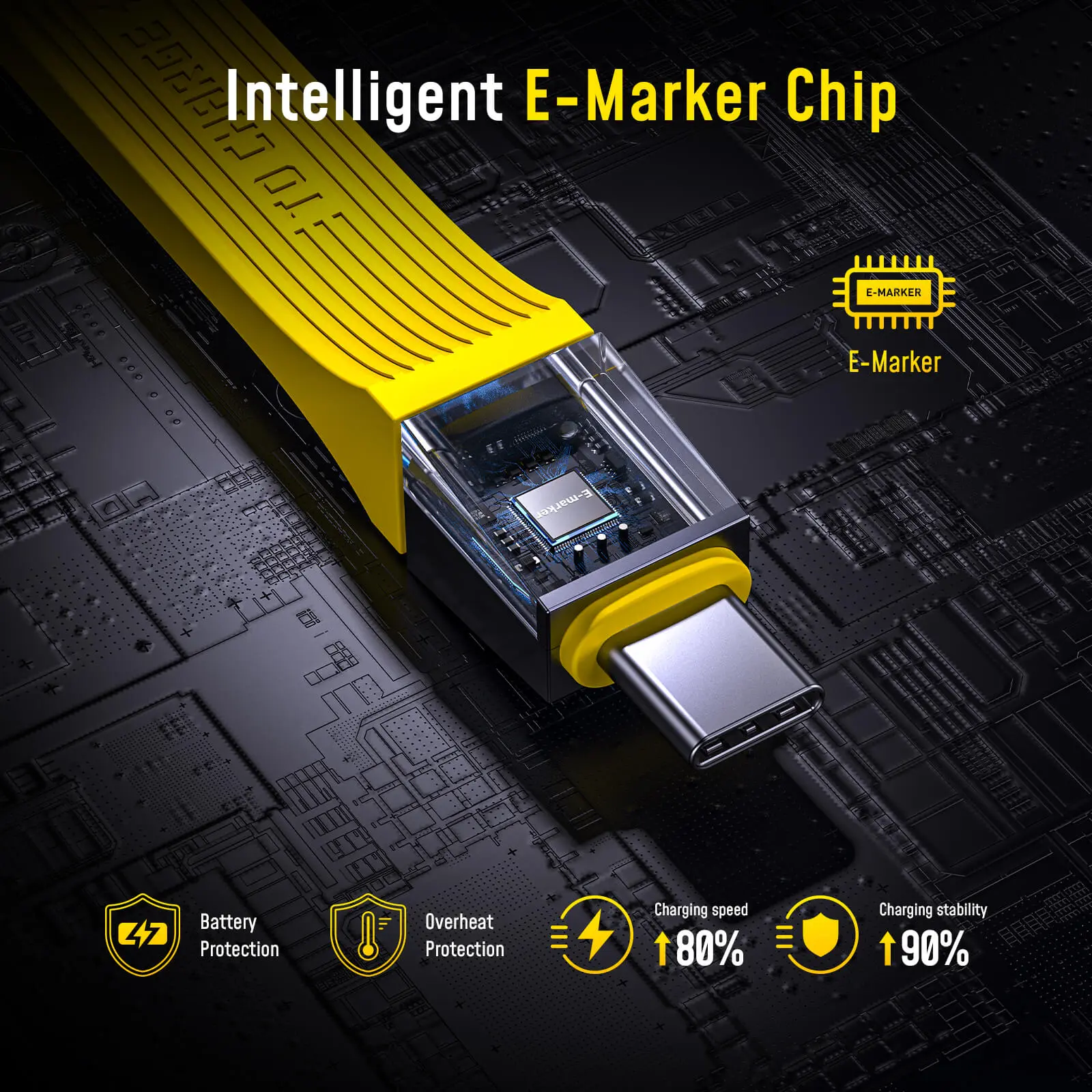 AOHI The Future 4-In-1 Splicable USB4 PD 3.1 Racing Cable Set (40Gbps/ 240W/ 8K) ONLY SOLD IN US - Image 6
