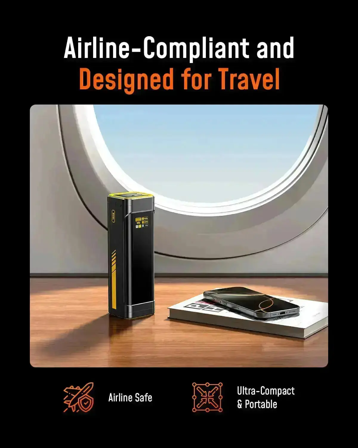 AOHI The Future Starship 240W 27,600mAh LED Display Power Bank with 140W GaN+ PRO Fast Charger - Image 5