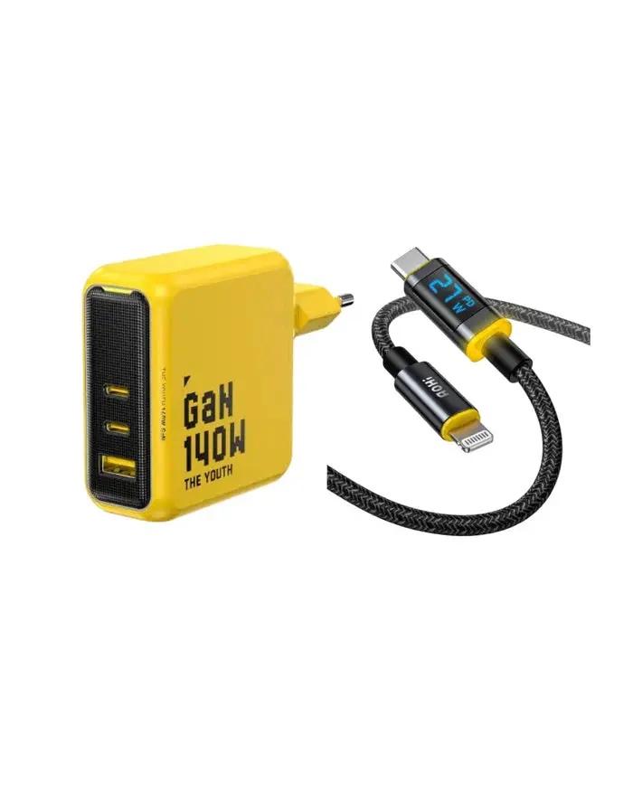 AOHI The Youth 140W PD3.1 GaN 3-Port Fast Charger (EU) - Image 12