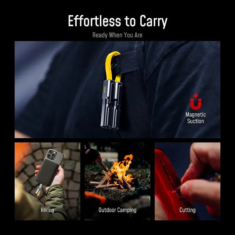 [NEW] AOHI Prometheus 3-in-1 Titanium EDC PD 3.2 240W Tool Cable - Image 6