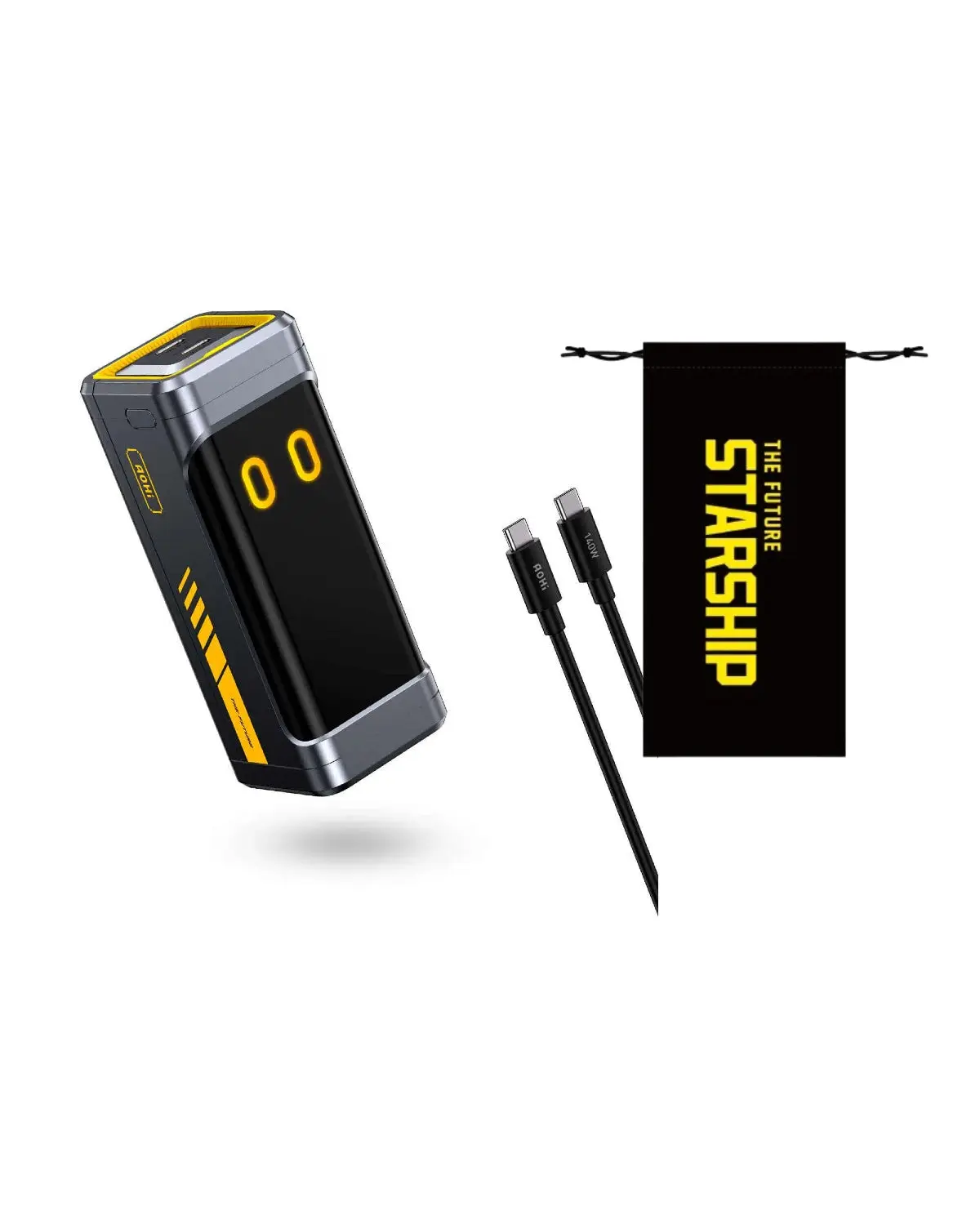 [Discounted Price: $79] The FUTURE STARSHIP PRO PD 3.1 210W 10,000mAh Power Bank with 240W USB-C to USB-C Cable - Image 12