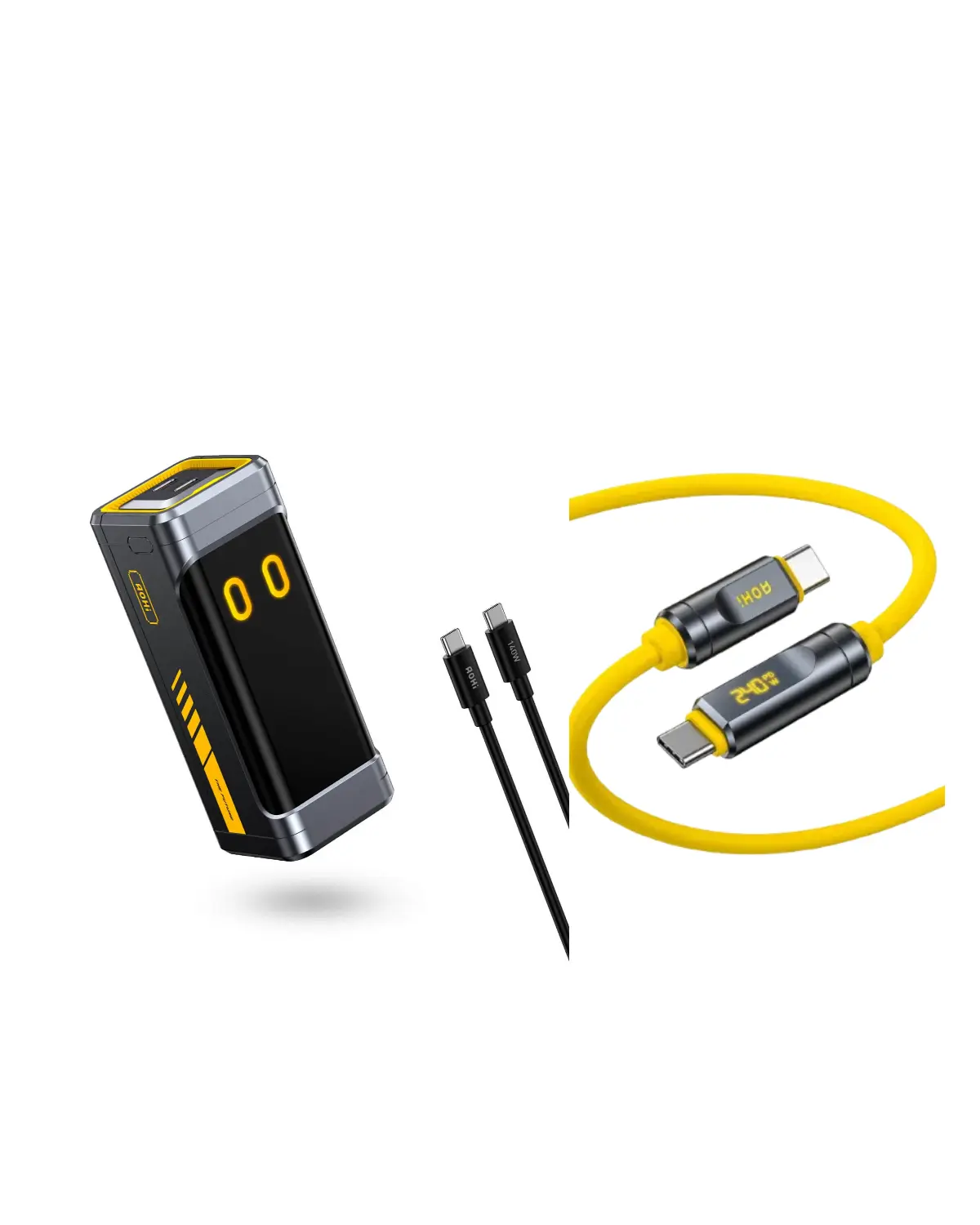 The FUTURE STARSHIP PRO PD 3.1 210W 10000mAh Power Bank with THE FUTURE Adonis USB4 2.0 240W USB-C to USB-C Cable - Image 13