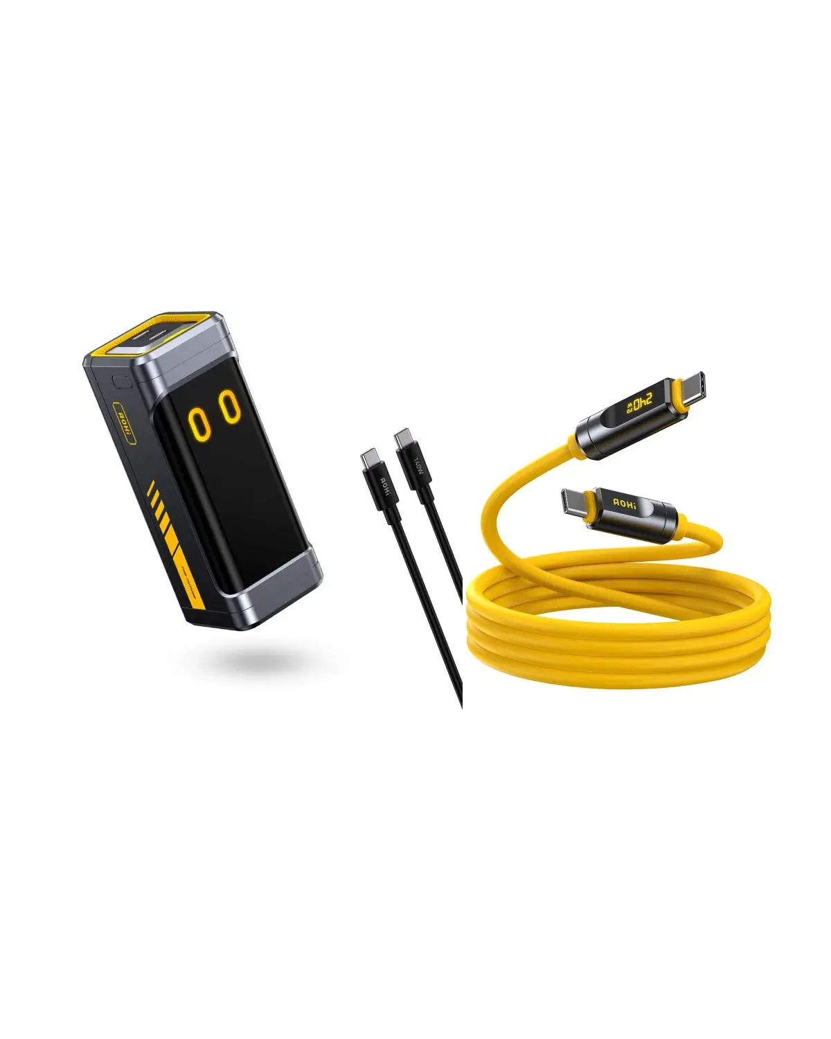 The FUTURE STARSHIP PRO PD 3.1 210W 10000mAh Power Bank with THE FUTURE Adonis USB4 2.0 240W USB-C to USB-C Cable - Image 14
