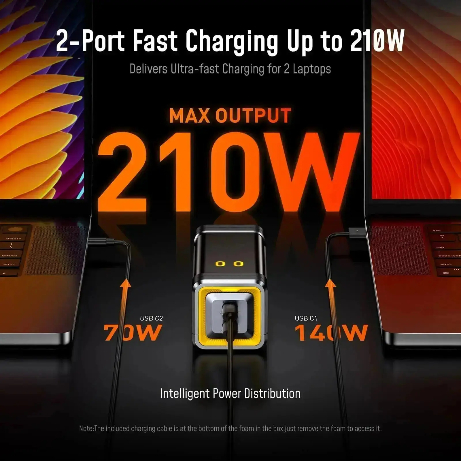 The FUTURE STARSHIP PRO PD 3.1 210W 10000mAh Power Bank with 140W GaN+ PRO Fast Charger - Image 3